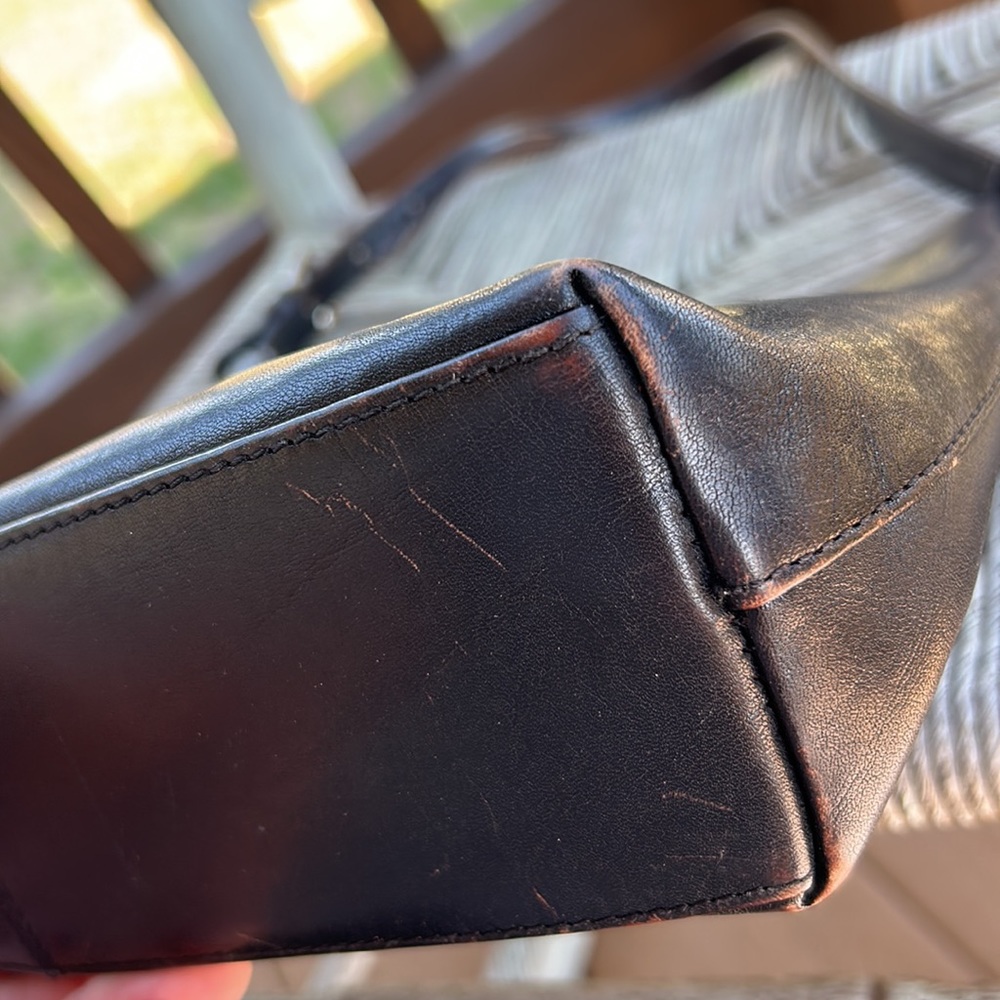HOBO Black Leather Small Shoulder Bag~please read! - Picture 14 of 16